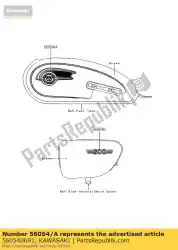 Tutaj możesz zamówić mark, tank, lh, w ej800abf od Kawasaki , z numerem części 560540691: