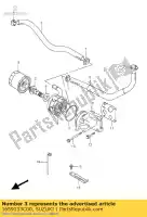 1659133C00, Suzuki, parafuso, união clr suzuki gsx r rf 600 750 900 1992 1993 1994 1995 1996 1997 1998, Novo