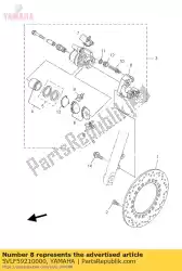 Here you can order the bracket, support from Yamaha, with part number 5VLF59210000: