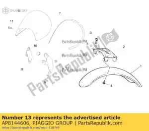 Piaggio Group AP8144606 gasket 10x5 - Bottom side