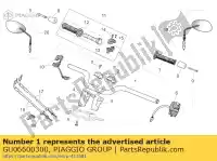 GU06600300, Piaggio Group, Manubrio moto-guzzi griso v ie 850 1100 2005 2006, Nuovo