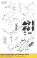 5020841000099, KTM, voorspatbord carbon '97 ktm competition enduro 620 1997, Nieuw