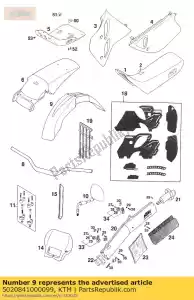 ktm 5020841000099 parafango anteriore carbonio '97 - Il fondo