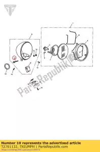 triumph T2701132 ?ruba hhf m8x70 - Dół