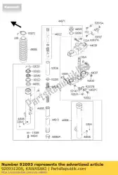 Here you can order the seal,fork kle500-a1 from Kawasaki, with part number 920931206: