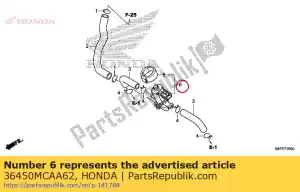 honda 36450MCAA62 valve assy., ex. air injection (frame no.) - Bottom side