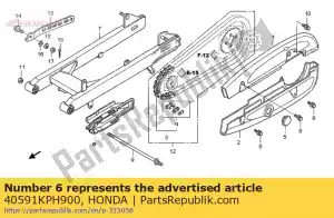 Honda 40591KPH900 packing, drive chain case - Bottom side