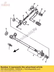 Aqui você pode pedir o conjunto do eixo de mudança em Yamaha , com o número da peça 36Y181010000: