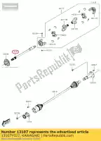 13107Y027, Kawasaki, 01 arbre, final kawasaki  700 2019 2020 2021, Nouveau