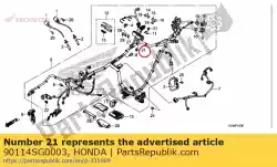 Ici, vous pouvez commander le boulon, 5x13 auprès de Honda , avec le numéro de pièce 90114SG0003: