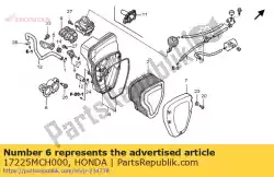 geen beschrijving beschikbaar van Honda, met onderdeel nummer 17225MCH000, bestel je hier online: