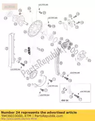 Here you can order the camshaft 55               20 from KTM, with part number 59436010000: