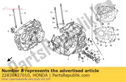 houder, koppelingsdraad van Honda, met onderdeel nummer 22838437010, bestel je hier online: