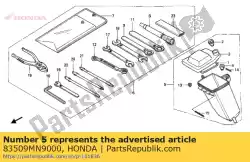 Here you can order the box assy., tool from Honda, with part number 83509MN9000: