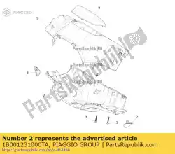 Here you can order the lenkerdeckel from Piaggio Group, with part number 1B001231000TA: