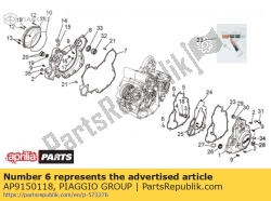 Aprilia AP9150118, Bus d6.2x8x15, OEM: Aprilia AP9150118