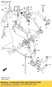 suzuki 1785448H00 manguera, cilindro c - Lado inferior