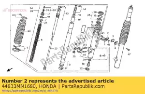 Honda 44833MN1680 collier, câble de compteur de vitesse - La partie au fond