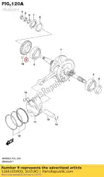 Aqui você pode pedir o engrenagem, manivela bala em Suzuki , com o número da peça 1266105H00:
