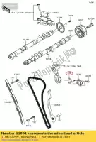 110610299, Kawasaki, junta, tensor kawasaki gtr  c a e 1400gtr abs zg1400 kact 1400 , Novo