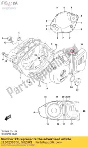 Suzuki 1136238300 amortisseur, eng sprk - La partie au fond