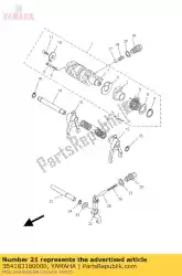 Ici, vous pouvez commander le arbre, levier de vitesses auprès de Yamaha , avec le numéro de pièce 3B4183180000: