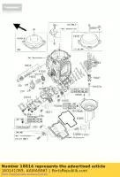 160141085, Kawasaki, parafuso piloto de ar zx900-b2 kawasaki zx zxr 400 900 1994 1995 1996 1997 1998 1999 2003, Novo