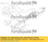 GU00823955080, Piaggio Group, tubo de respiración moto-guzzi breva breva v ie griso griso s e griso v ie norge norge polizia berlino sport stelvio zgulsg01 zgulsu02 zgulze00, zgulzg00, zgulzu01 850 1100 1200 2005 2006 2007 2008 2009 2011 2015 2016 2017, Nuevo