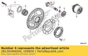 Honda 28130HN8000 ascomp., starter reduce - Onderkant