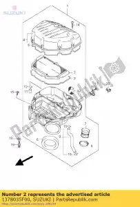 suzuki 1378035F00 filtro de ar - Lado inferior