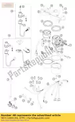 Qui puoi ordinare sistema di chiusura duke usa 99 da KTM , con numero parte 58711066144: