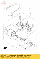 5TG818010000, Yamaha, ensemble de pinceaux yamaha  wr yfz 250 450 2006 2007 2008 2009 2010 2011 2012 2013 2014 2015 2016 2017 2018 2019 2020, Nouveau