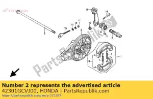 Honda 42301GCVJ00 axle,rr wheel - Bottom side