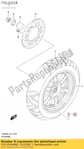 suzuki 4313024A60 no hay descripción disponible en este momento - Lado inferior