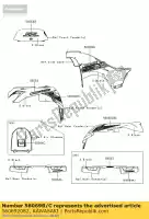 560692082, Kawasaki, patroon, fr fender, lh kawasaki kvf750 4x4 eps brute force 750 4x4i epsgef , Nieuw