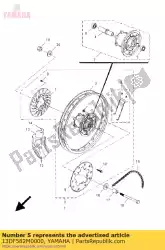 Aquí puede pedir soportando de Yamaha , con el número de pieza 13DF582M0000: