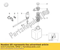 61671392598, BMW, copertina bmw c1 125 200 2000 2001 2002 2003 2004, Nuovo