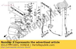 Aqui você pode pedir o mangueira, l. Fr. Freio em Honda , com o número da peça 45127MY1003: