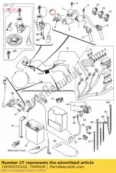 Aquí puede pedir bloqueo de la dirección del interruptor principal de Yamaha , con el número de pieza 1WDH250102: