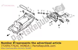 Honda 77209177620 collar, ajuste de goma - Lado inferior