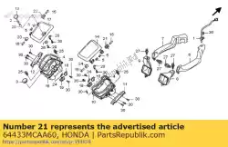 Here you can order the spring a, fr. Pocket from Honda, with part number 64433MCAA60: