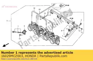 honda 16029MCZ003 zestaw ?rub, stop - Dół