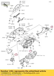 Tutaj możesz zamówić ko? Nierzowe, 5x12 wspólne od Kawasaki , z numerem części 130BB0512: