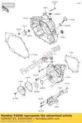 Aquí puede pedir enchufe, 14x10 de Kawasaki , con el número de pieza 920660724: