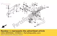 16613890000, Honda, passacavo, asta dell'aria honda sh 300 2007 2008 2009 2010 2011 2012 2013, Nuovo