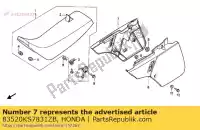 83520KS7831ZB, Honda, cover sub a * r119 * honda cr  r crm cr500r 1 cr125r 2 125 500 , Nuevo