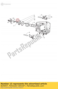 aprilia 829097 dichtung - Unterseite