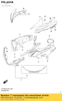 9442314J00, Suzuki, molding,air int suzuki gsxr  z uf 30th anniversary moto gp yoshimura special edition gsx r600 r750 gsxr600 gsxr750 750 600 , New