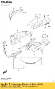 Suzuki 9442314J00 moldura, aire int - Lado inferior