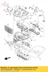 Aqui você pode pedir o junta, carburador 2 em Yamaha , com o número da peça 14B135960000: